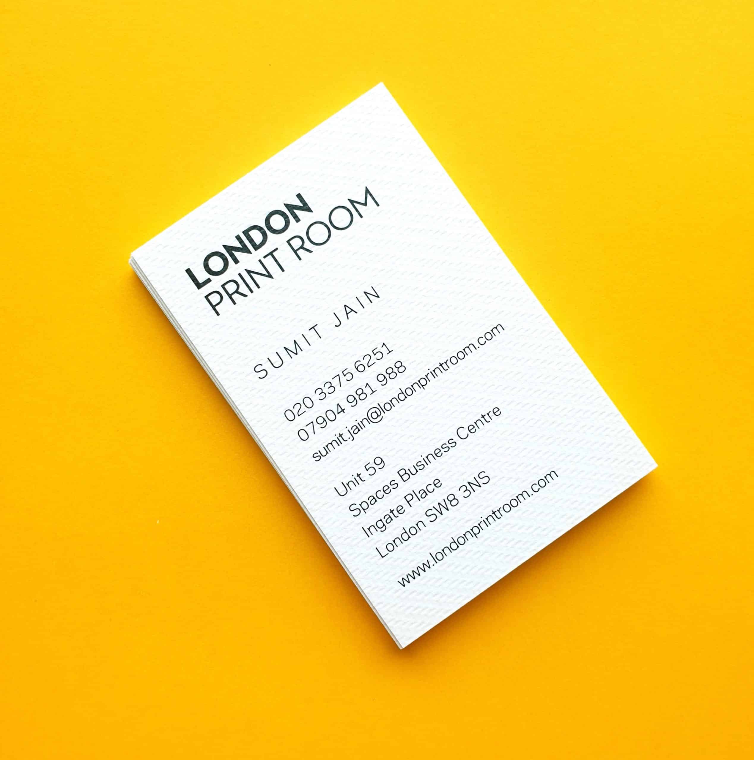 London Print Room - Business Card