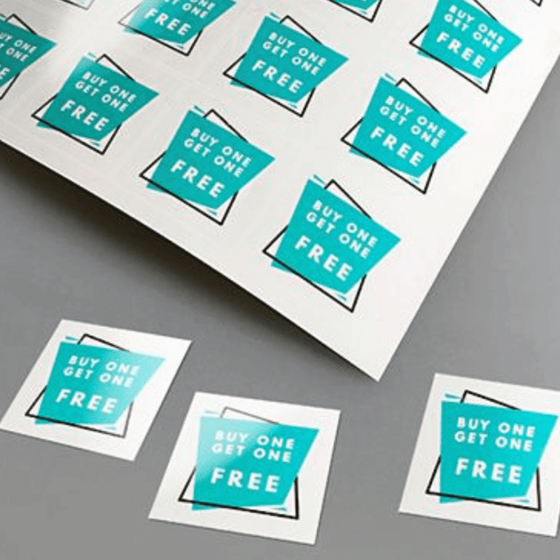 Square Sticker Sheets | London Print Room